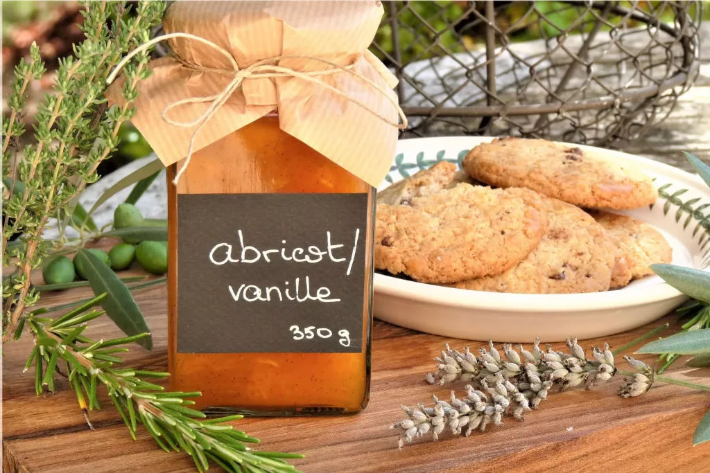 Confiture abricot-vanille