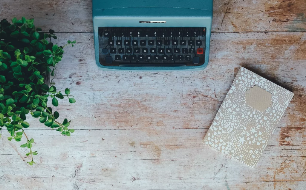 machine à écrire vintage