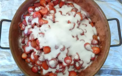 La recette de confiture de fraises du potager bio