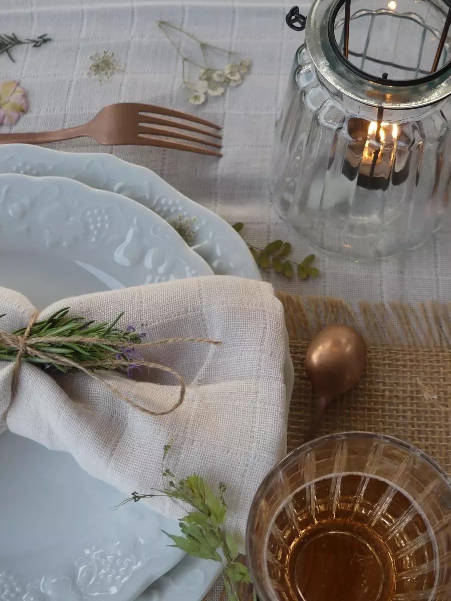 Spécial mariage éco-responsable : La décoration de table "champêtre chic"