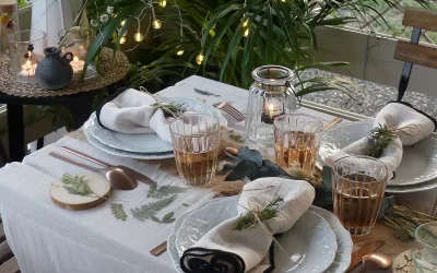 Spécial mariage éco-responsable : La décoration de table « champêtre chic »