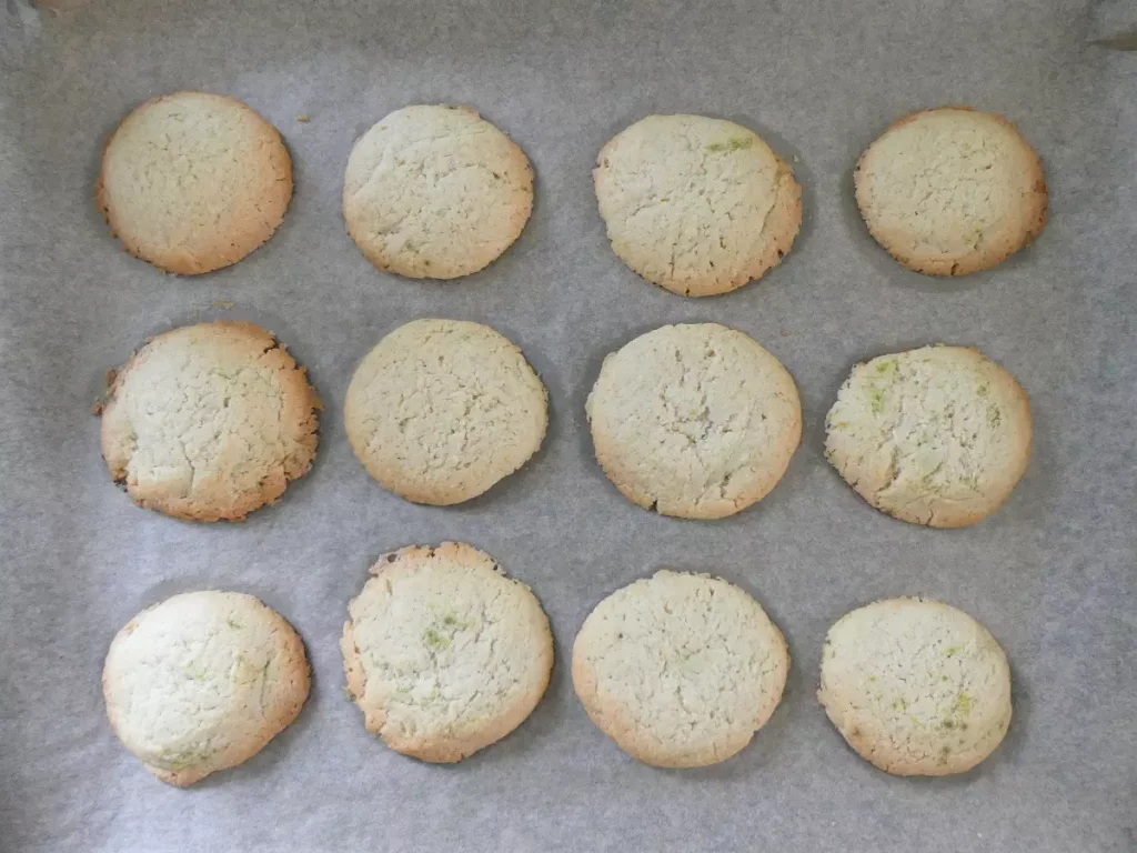Les cookies citron vert/chocolat blanc