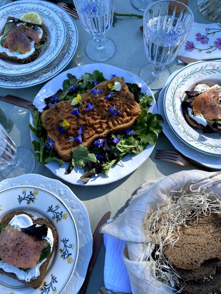 une jolie décoration de table printanière