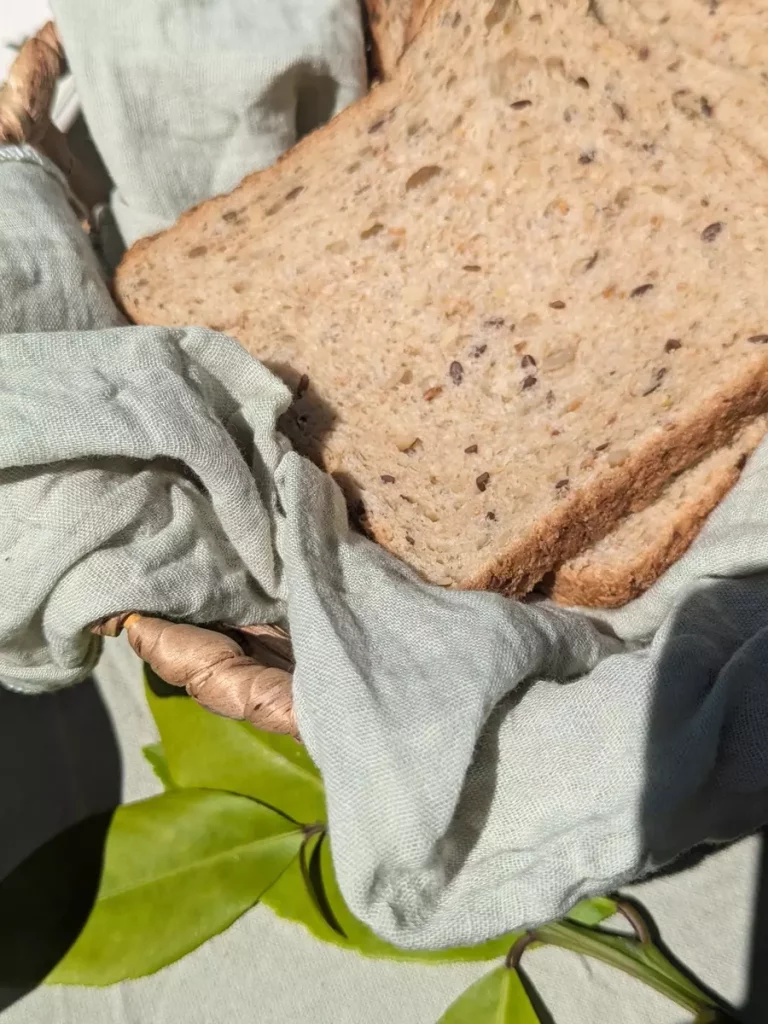 le linge de maison en vert